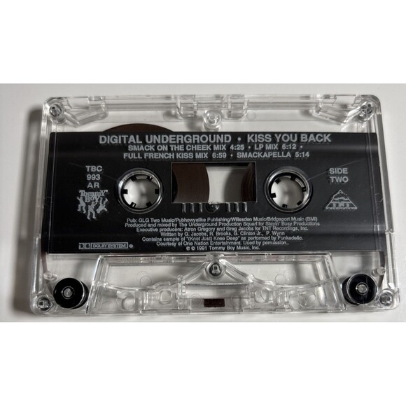 Digital Underground – Kiss You Back Cassette MAXI Single  Tommy Boy 1991 - Picture 4 of 7